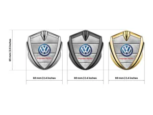 VW Insignia De Silicona 3D Pro Acero Inox